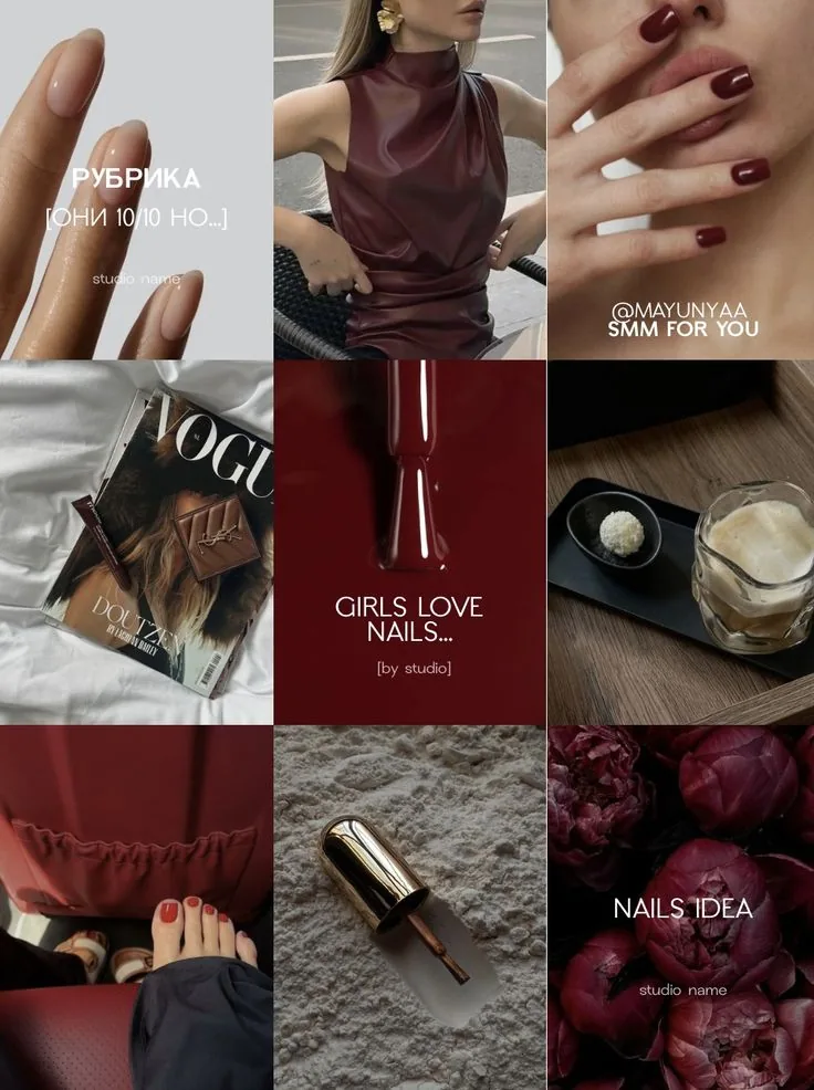 Nail studio Instagram feed